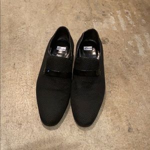 Mens Size 5.5 Black Avi Rossini of Beverly Hills loafers MADE IN ITALY🇮🇹🖤👞